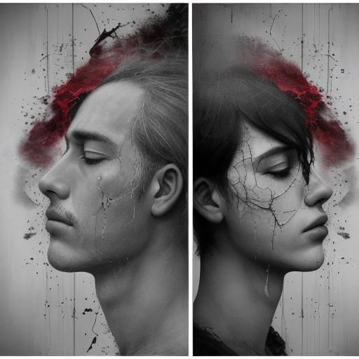 Abstract Emotional Dream of Dichotomy and Contrast