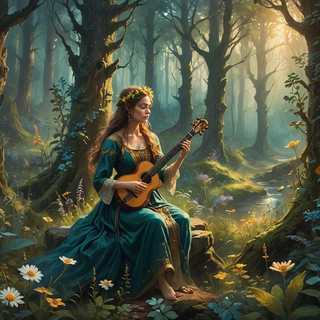 Mystical Forest Music Performance, Cinematic Art