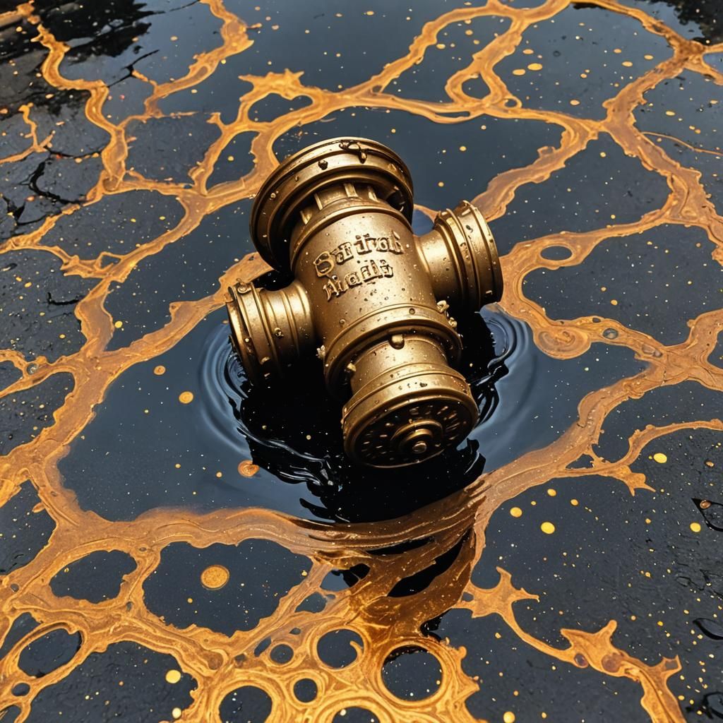 Starry Night Sky Erupts from Fire Hydrant