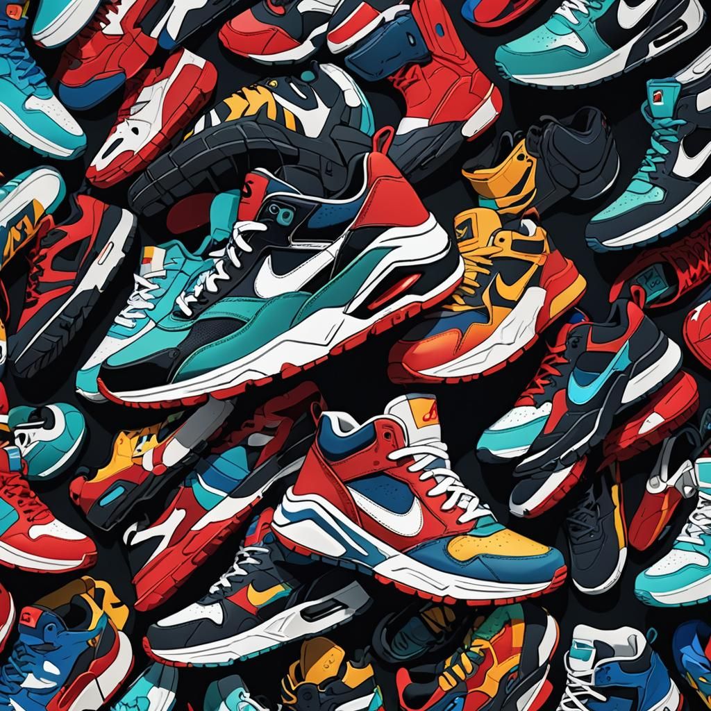 Anime Style Sneaker Designer Illustration