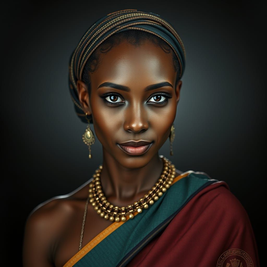 African Beauty, Ukara-Ekpe fabric