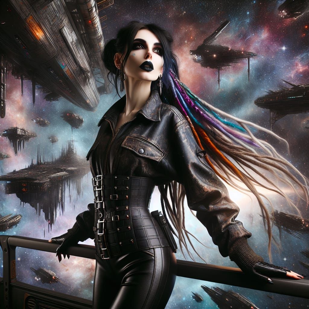 14 - Space Pirate - Very modified prompt in Dall-e3