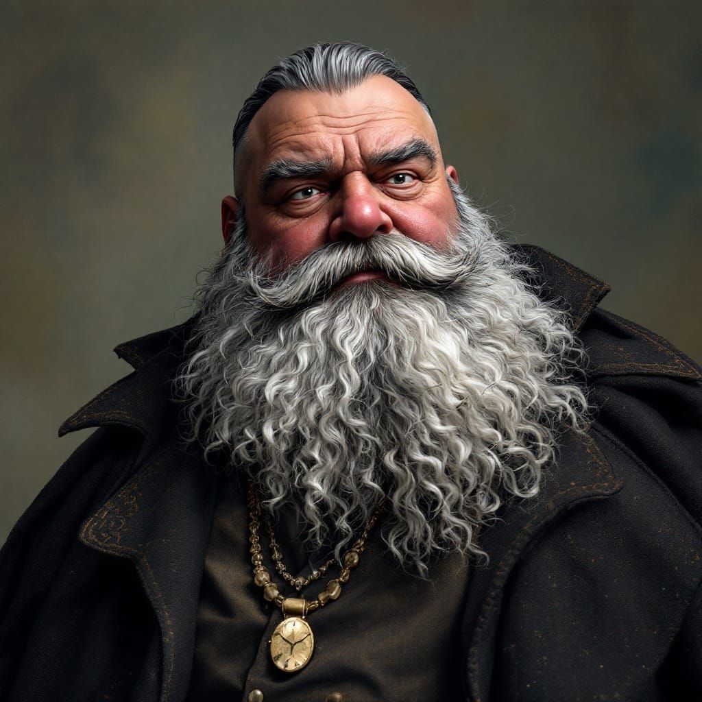 Elderly Professor with a Full Beard