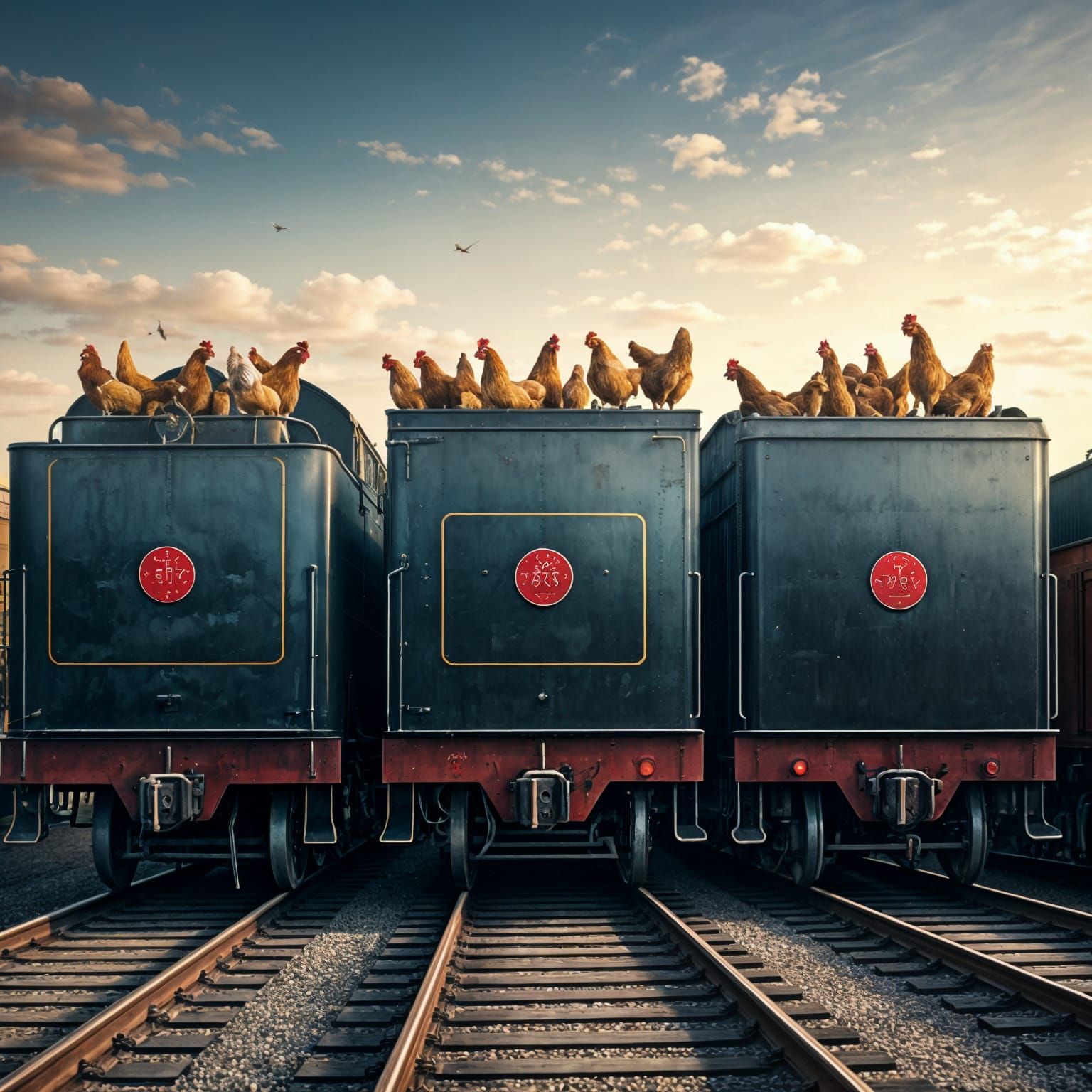 Steam Locomotives Carry Chickens, Unique Tenders