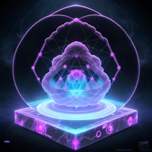 Hellish Fantasy Sky with Radioactive Cloud Sanctuary