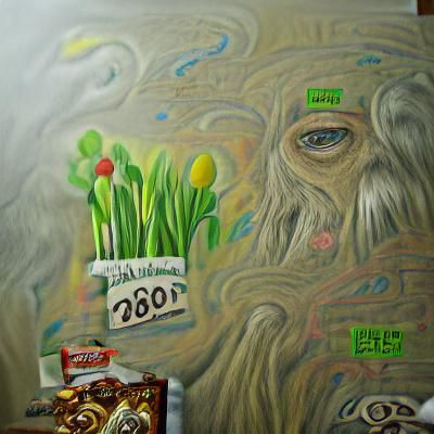 Futuristic 4/20 Celebration Painting