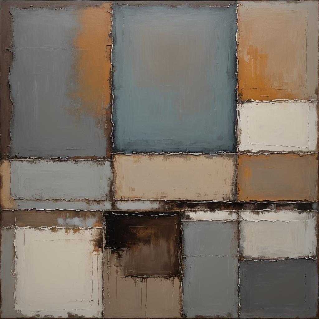 Abstract Color Field Painting in Rothko Style