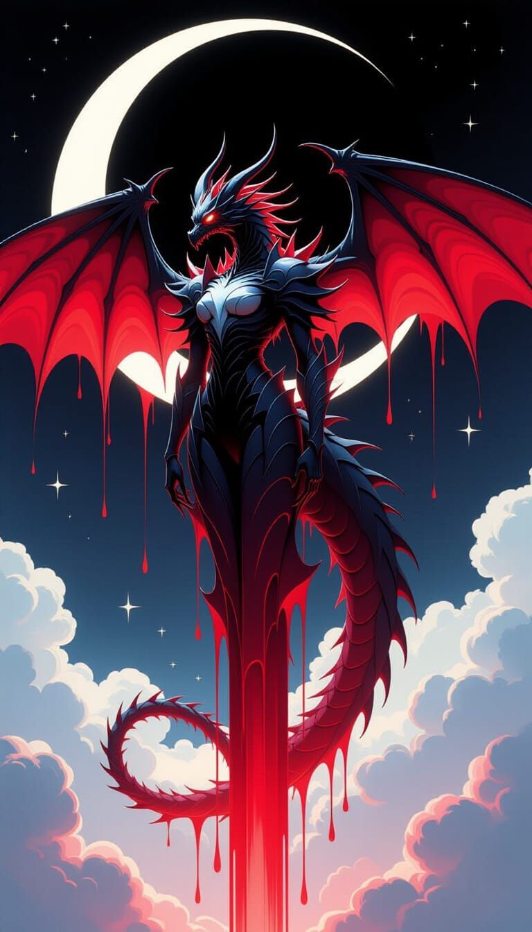 Spectral Vampire-Dragon of Psychedelic Energy