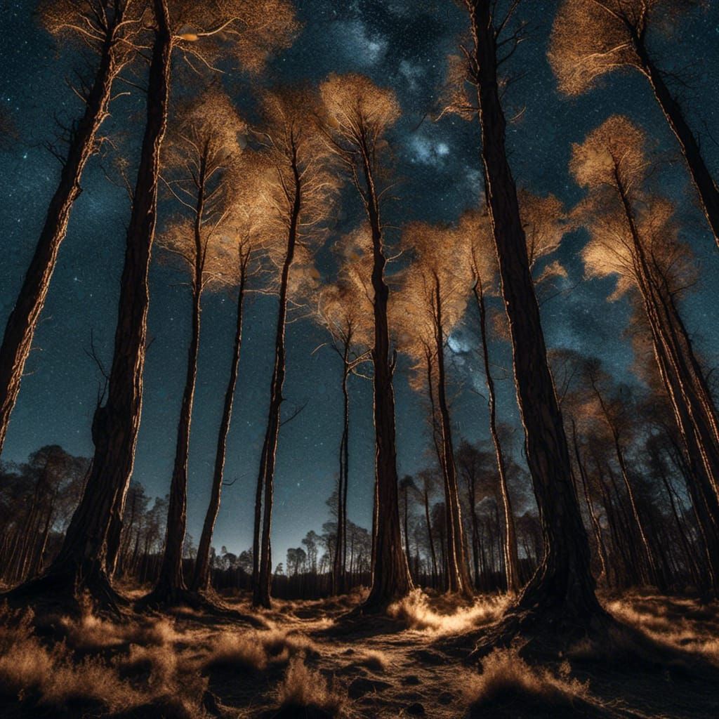 Majestic Evening Sky Landscape in Naturalistic Style