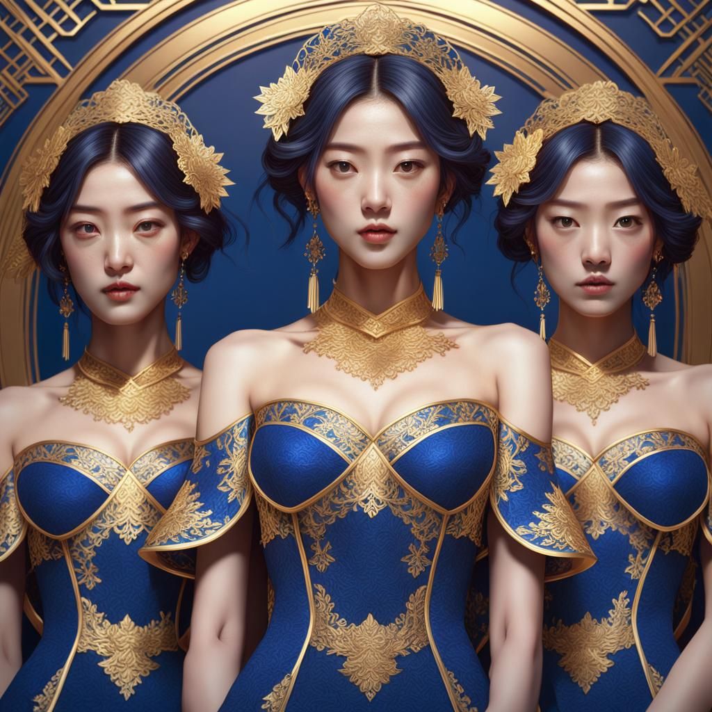 Under the amber moon, the Priestess welcomes the wand of uni...