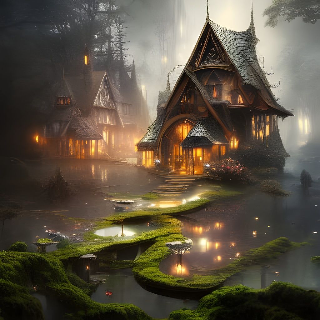 Clockpunk Fairytale Village