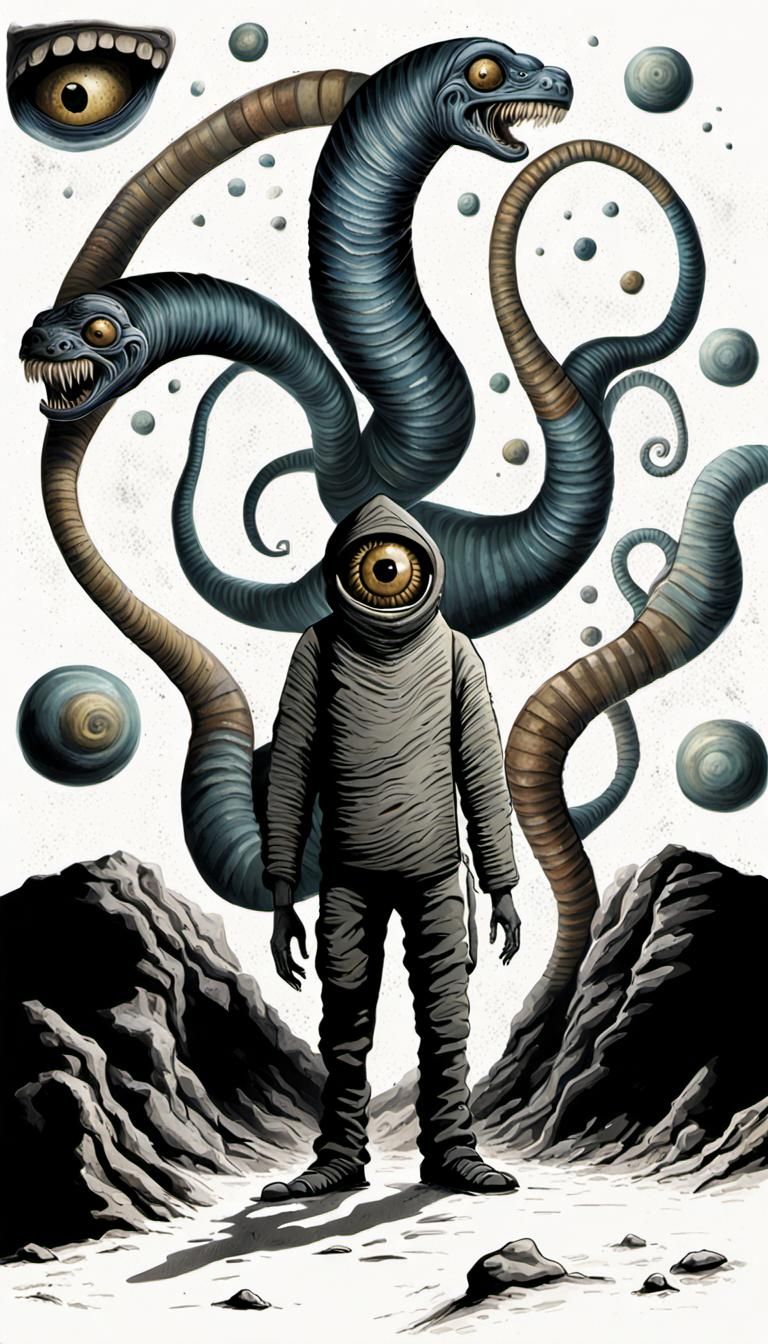 Leto II Atreides: God Emperor Sandworm Transformation