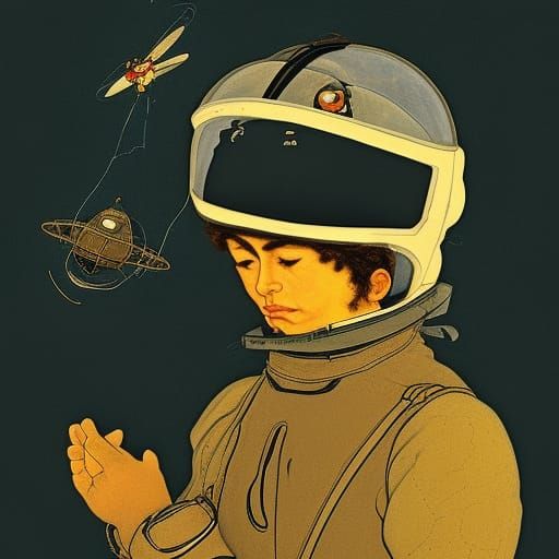 Swollen Eye Escapes Planet in Dieselpunk Rocket