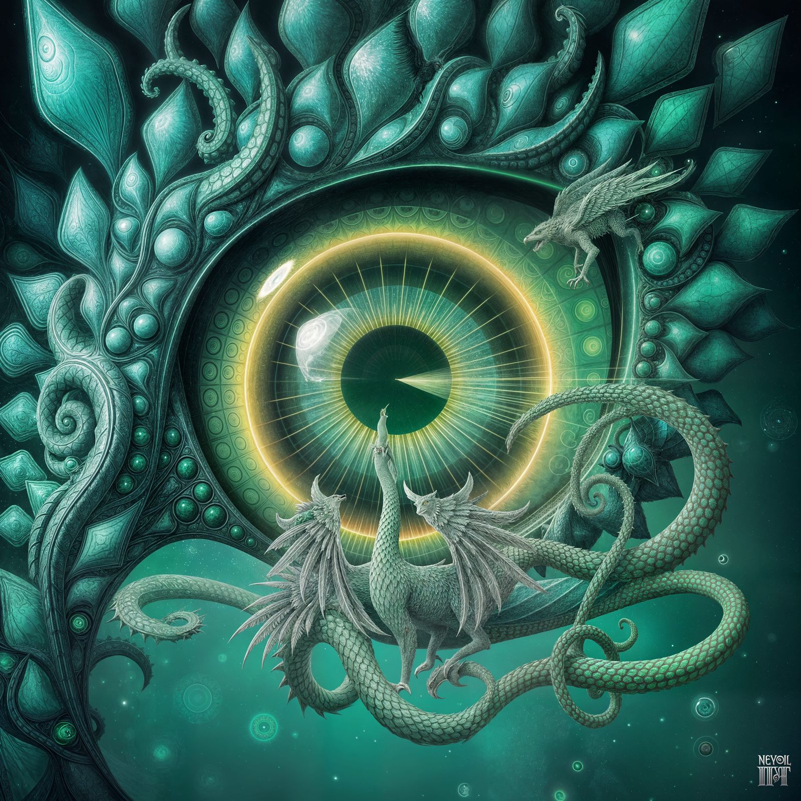 Emerald Portal to a Fantastical Realm