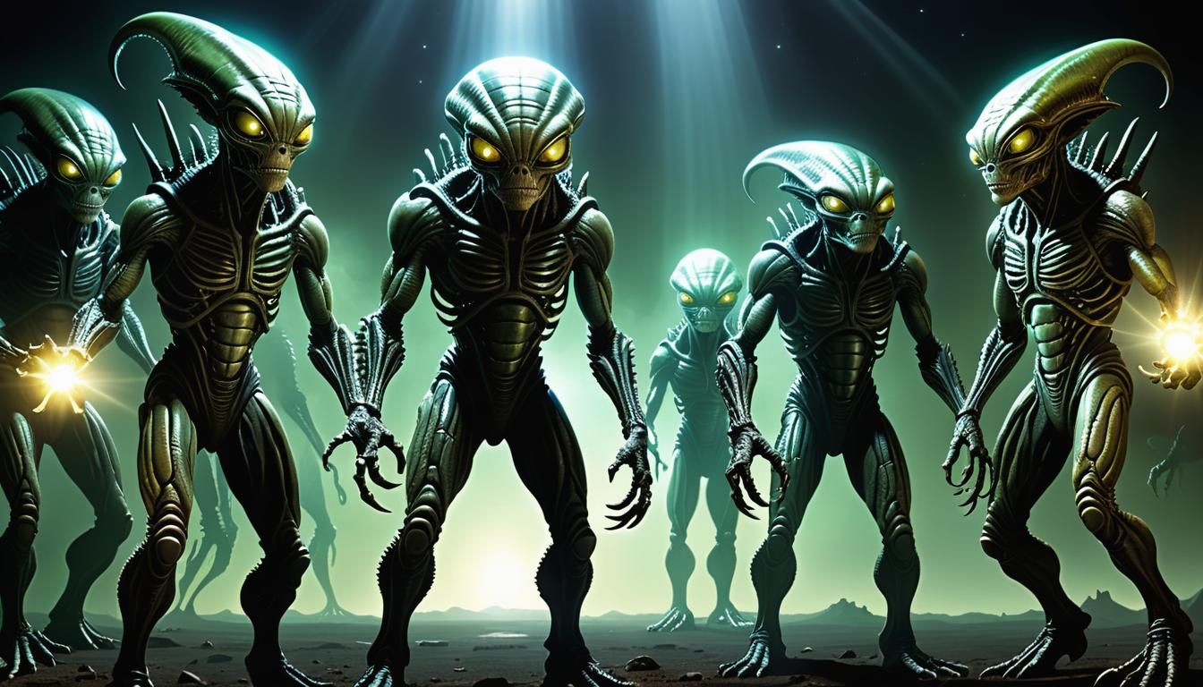 Creatures of Light: Extraterrestrial Beings Emerge