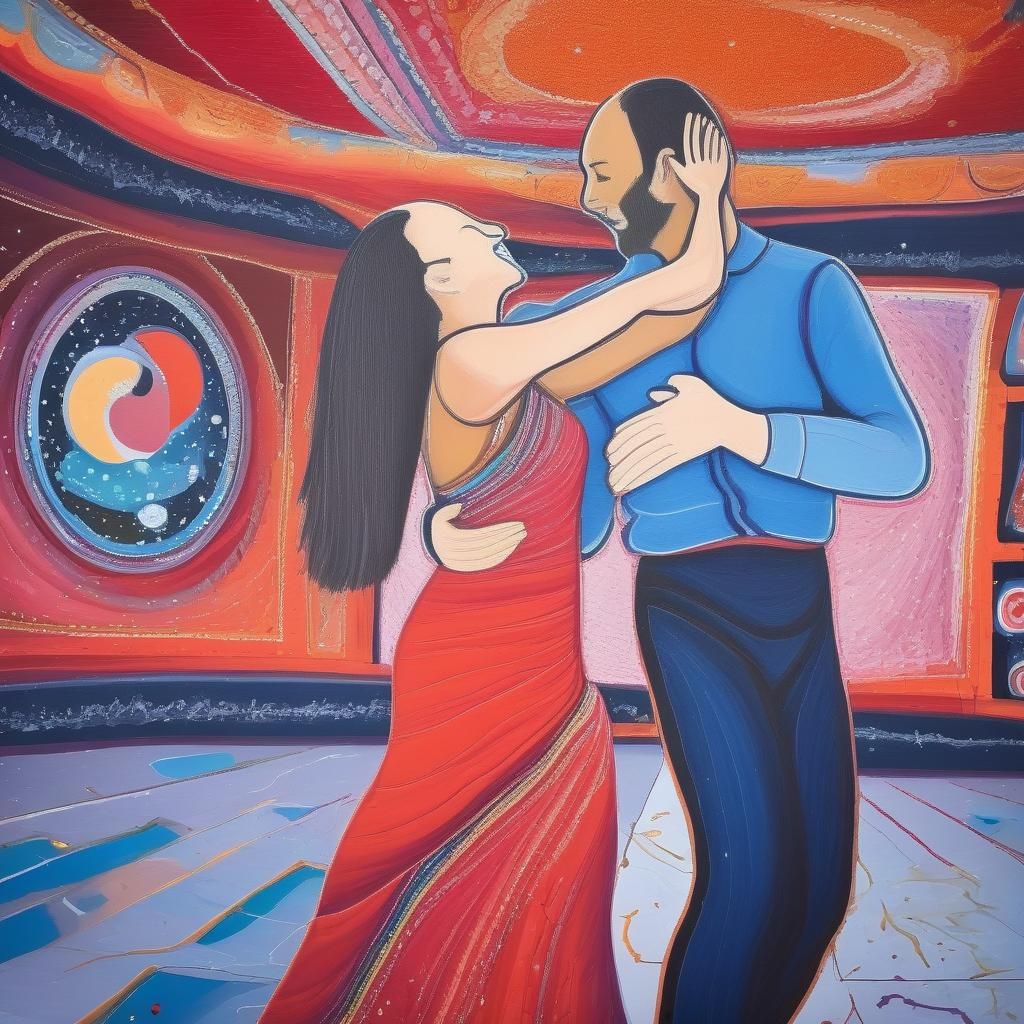 Happy Couple Dancing