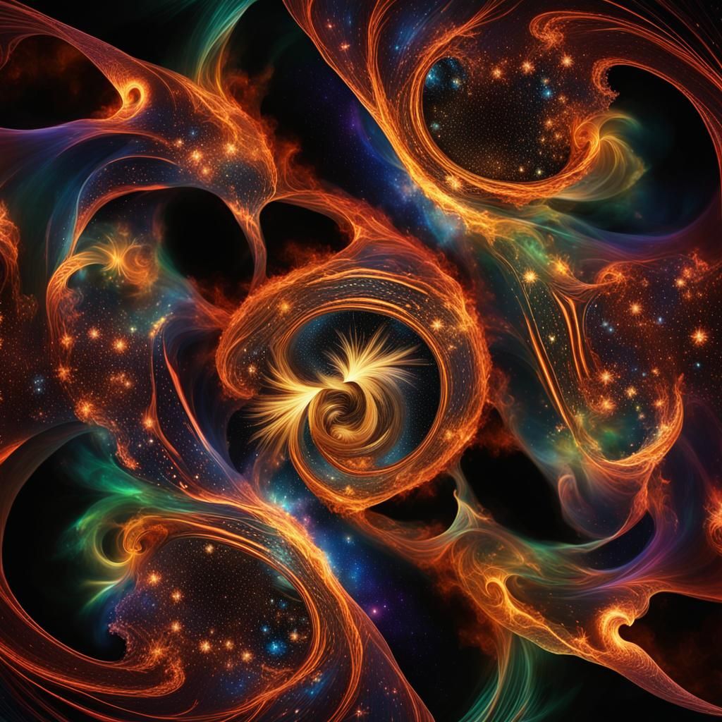 Swirling Stars in Vivid Plasma Field