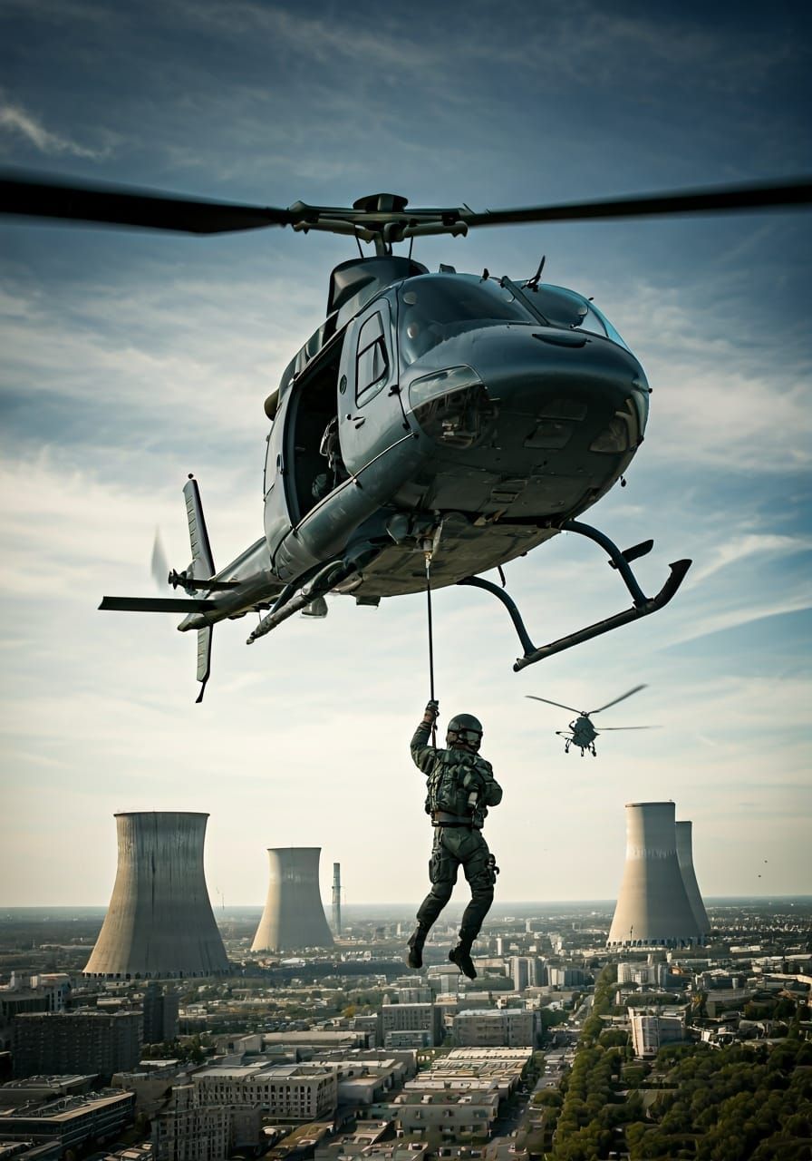 Tactical Expert Disarms Bomb on Helicopter