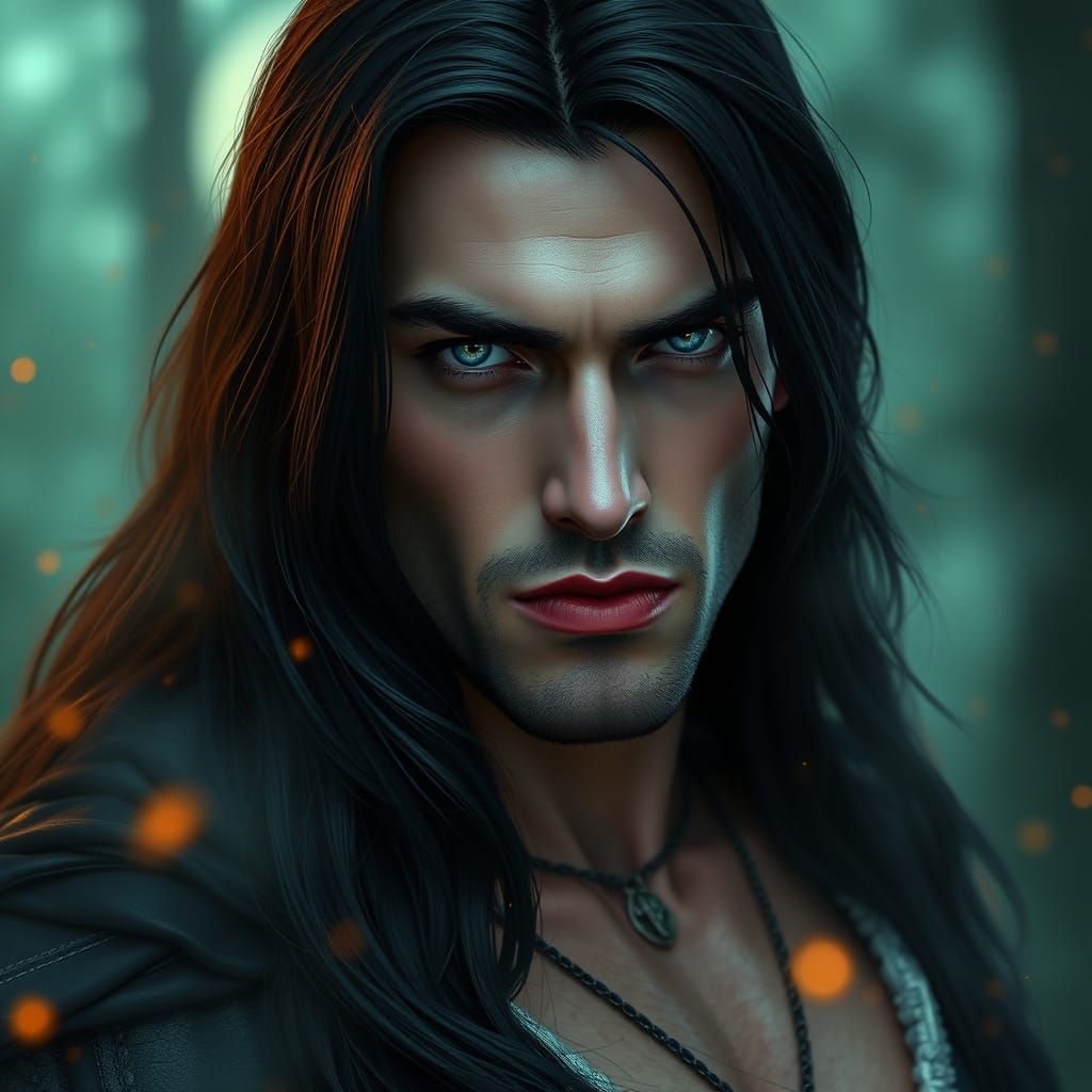 Sultry Peter Steele in Rich Fantasy Art