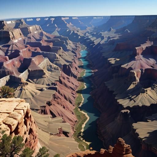 AI Generated Image of The Grand Canyon