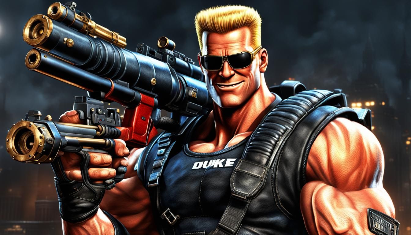 Duke Nukem Full Body in 3D