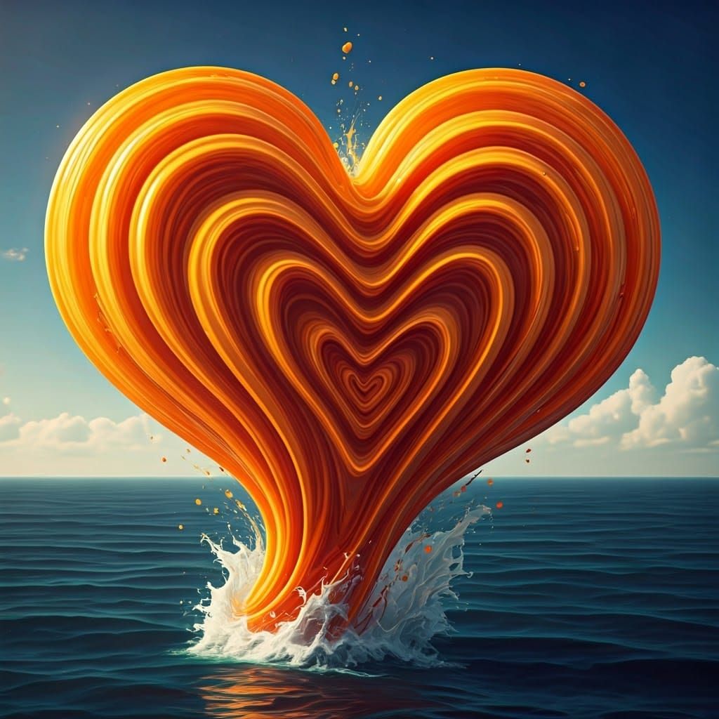 Dazzling Cubist Waveforms Dance Across a Deep Blue Canvas