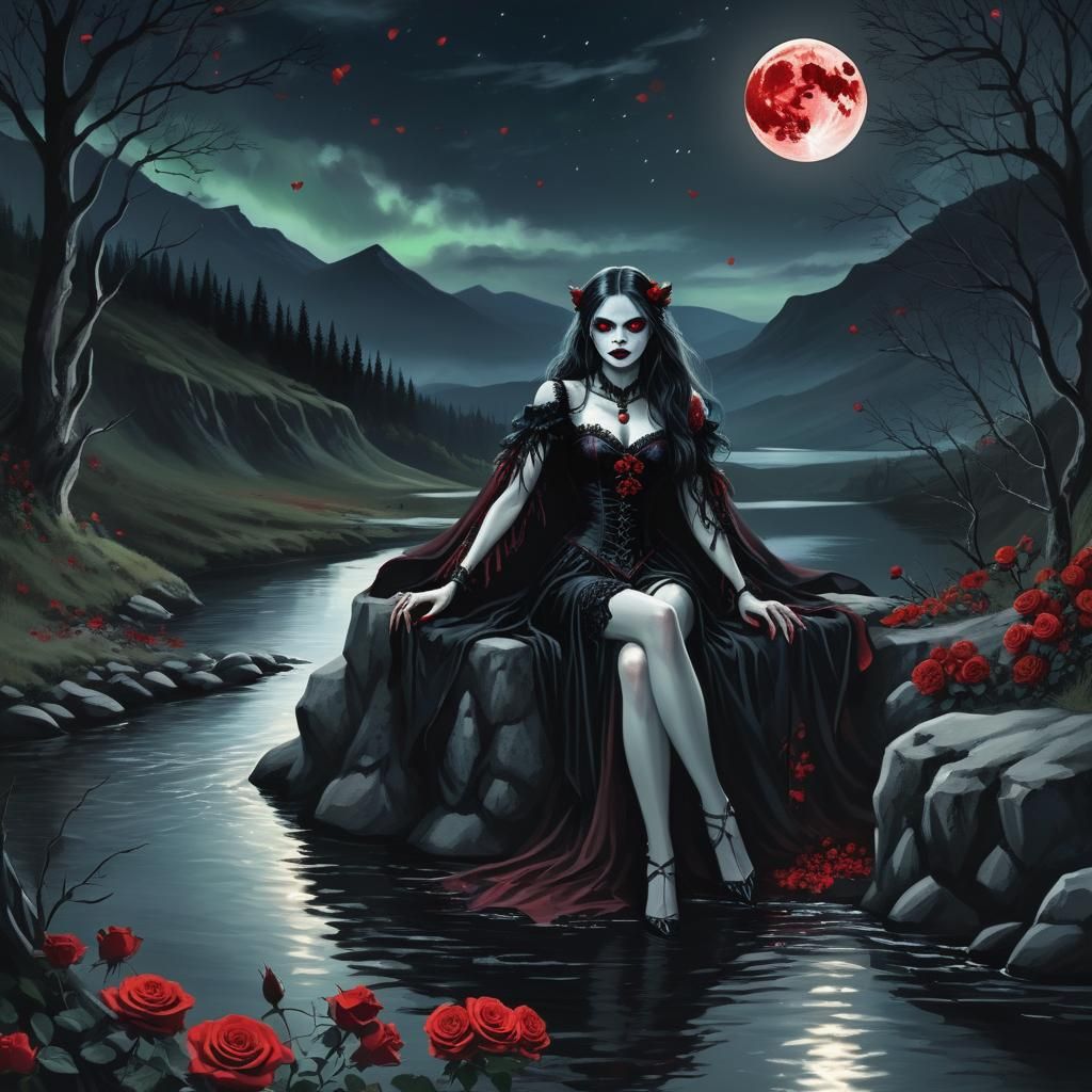Beauty and the Vampire by the Rose River