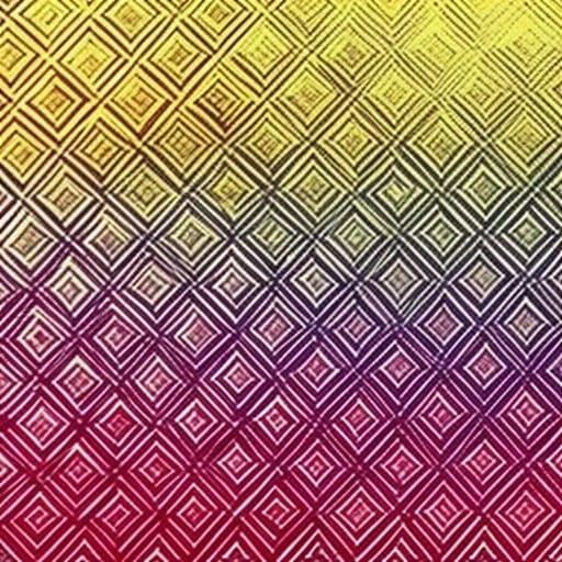 Intricate Geometric Art with Color Gradient
