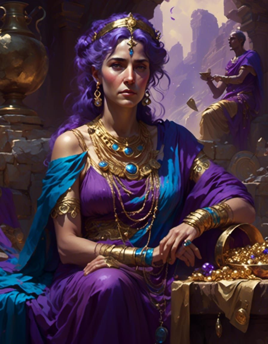 purple queen and her riches