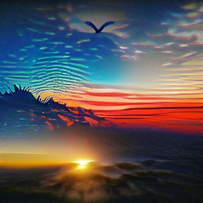 Golden Sunrise Illuminates the Morning Sky