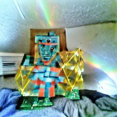 Fifth Dimensional Tesseract Robot God