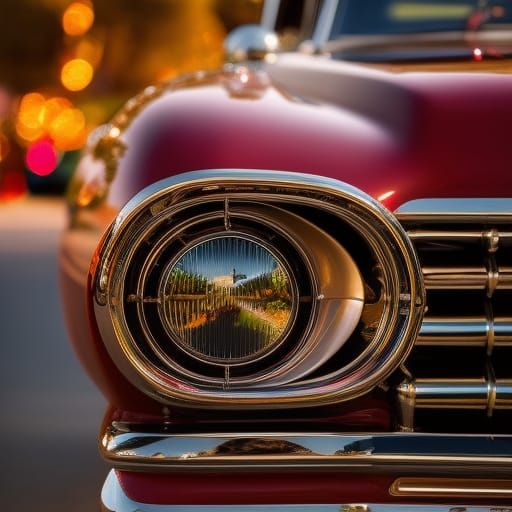 1950s Chevy Silverado Truck in Hyperrealistic Photography
