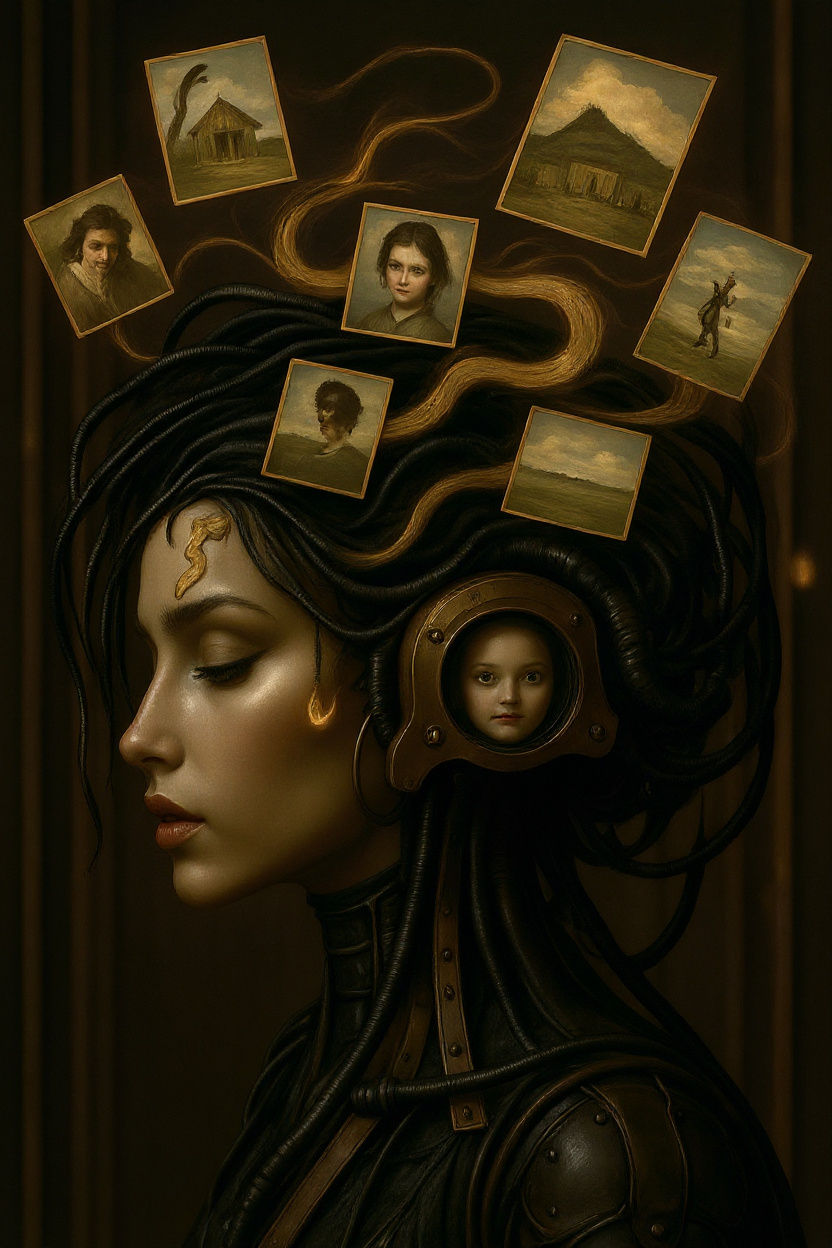 Automatron Audrey's Wirish Whirlington Hair Mirrored in Craz...