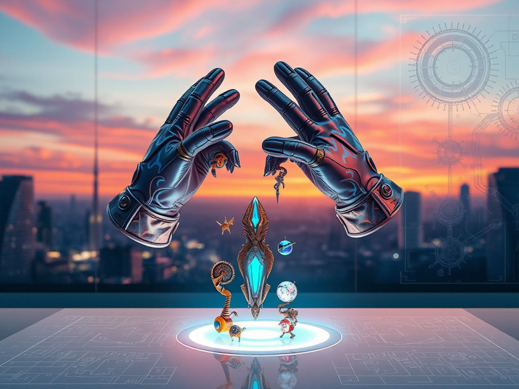 Futuristic Toys / levitating gloves make anything float or move