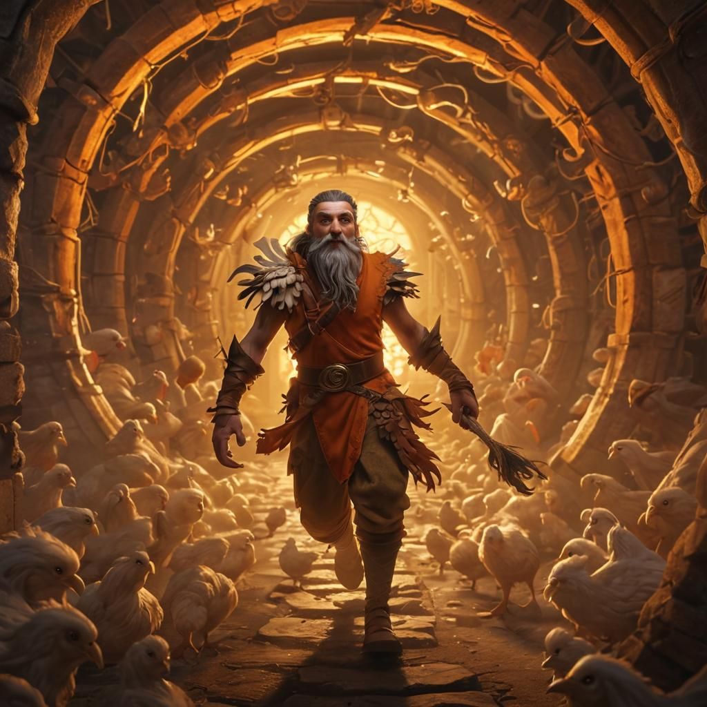 Leeroy Jenkins Runs Into Rookery, Pixar Style