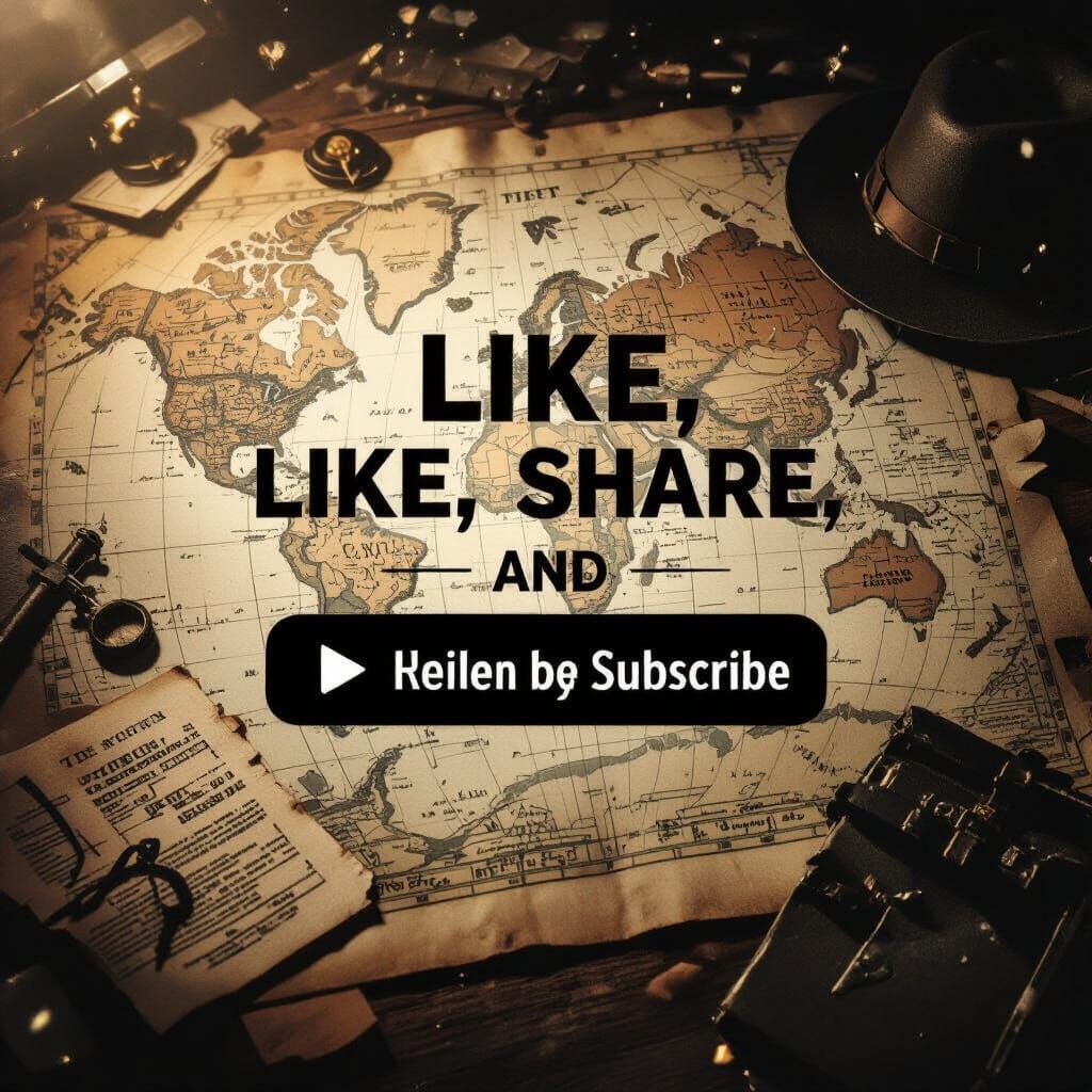 Cinematic Vintage War YouTube Outro with Faded Maps