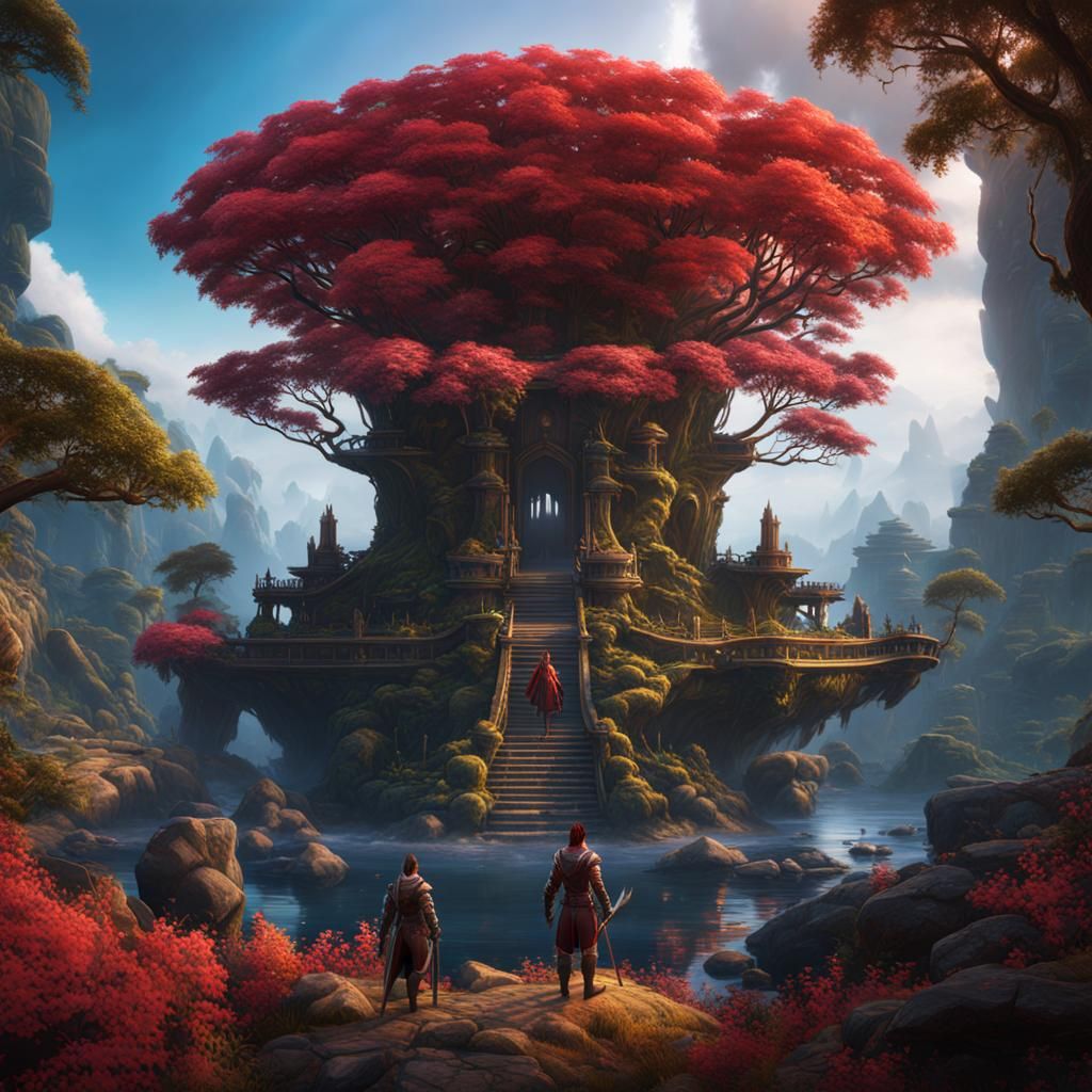 Detailed Gaming Avatar Concept Art in 8K