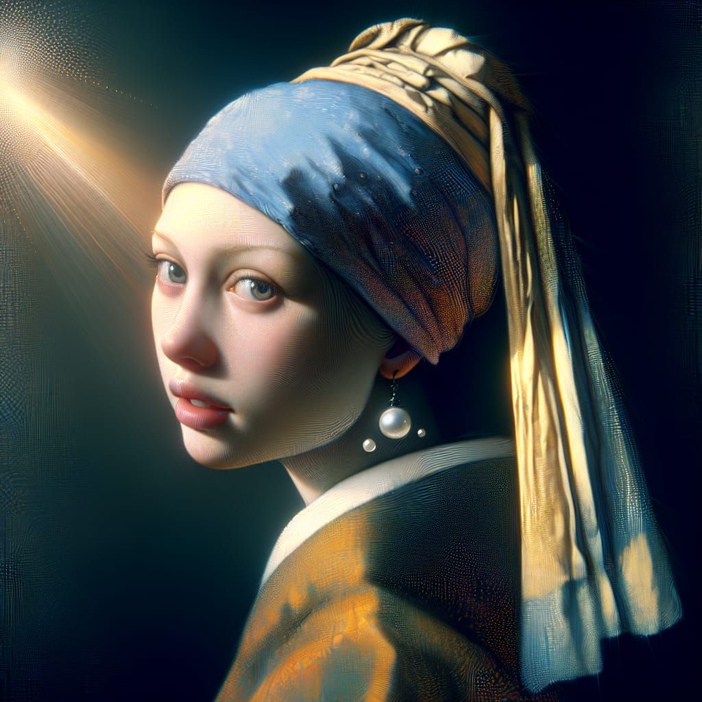 Girl with a Pearl Earring: Romantic Era Portrait