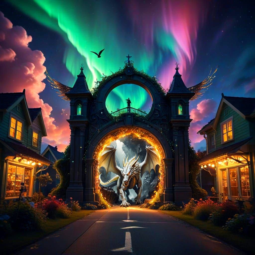 Surreal Portal Unveils Ethereal Fantasy Realm