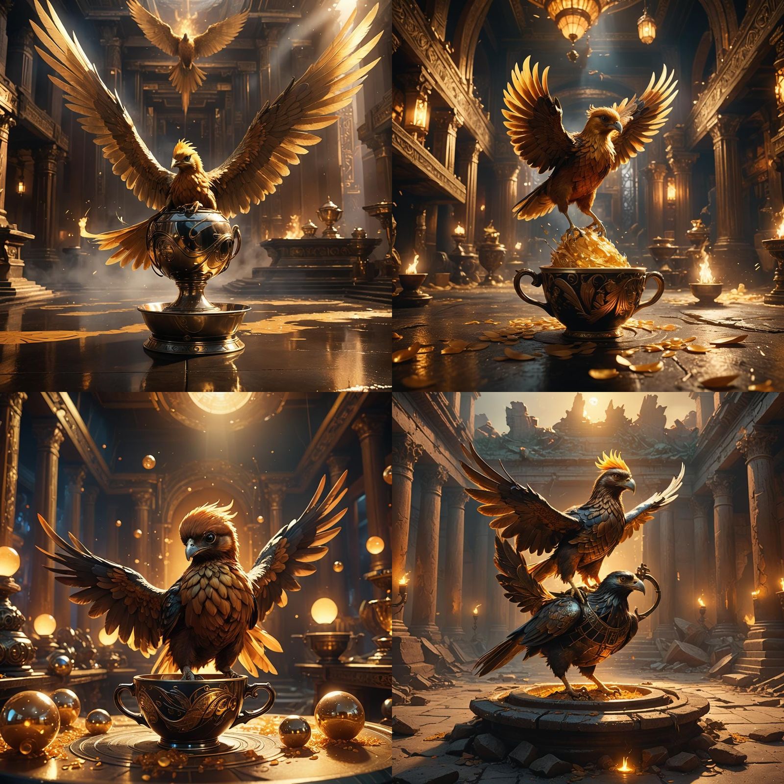 Phoenix Chick's Clumsy Tumble