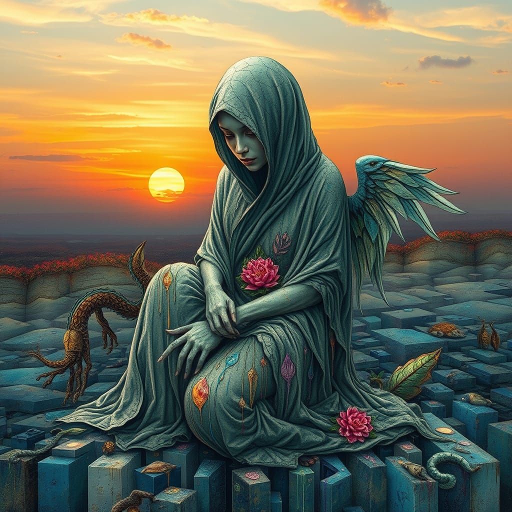 Melting Masterpiece in Vibrant Colors