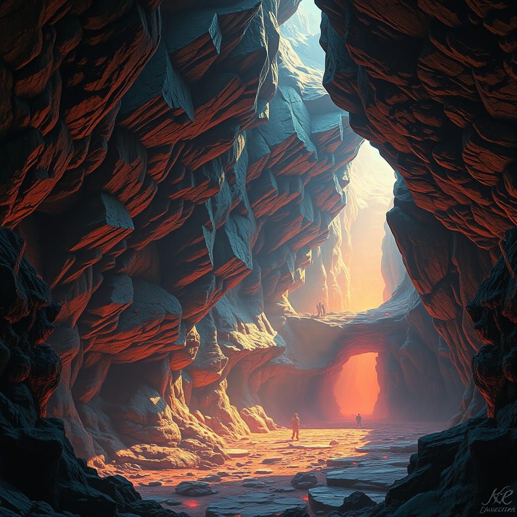 Barabar Caves: Fantastical Matte Painting in 8K