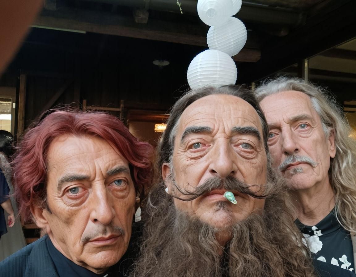 Ethereal Being in a Surrealist Oil Painting