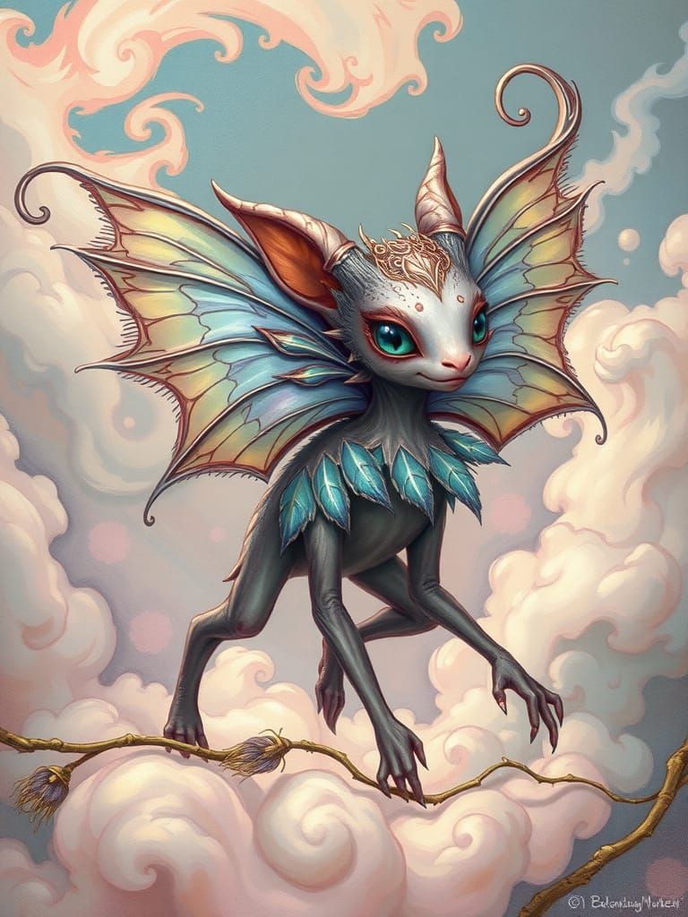 Whimsical Trunchi-Punchi in Pastel Hues