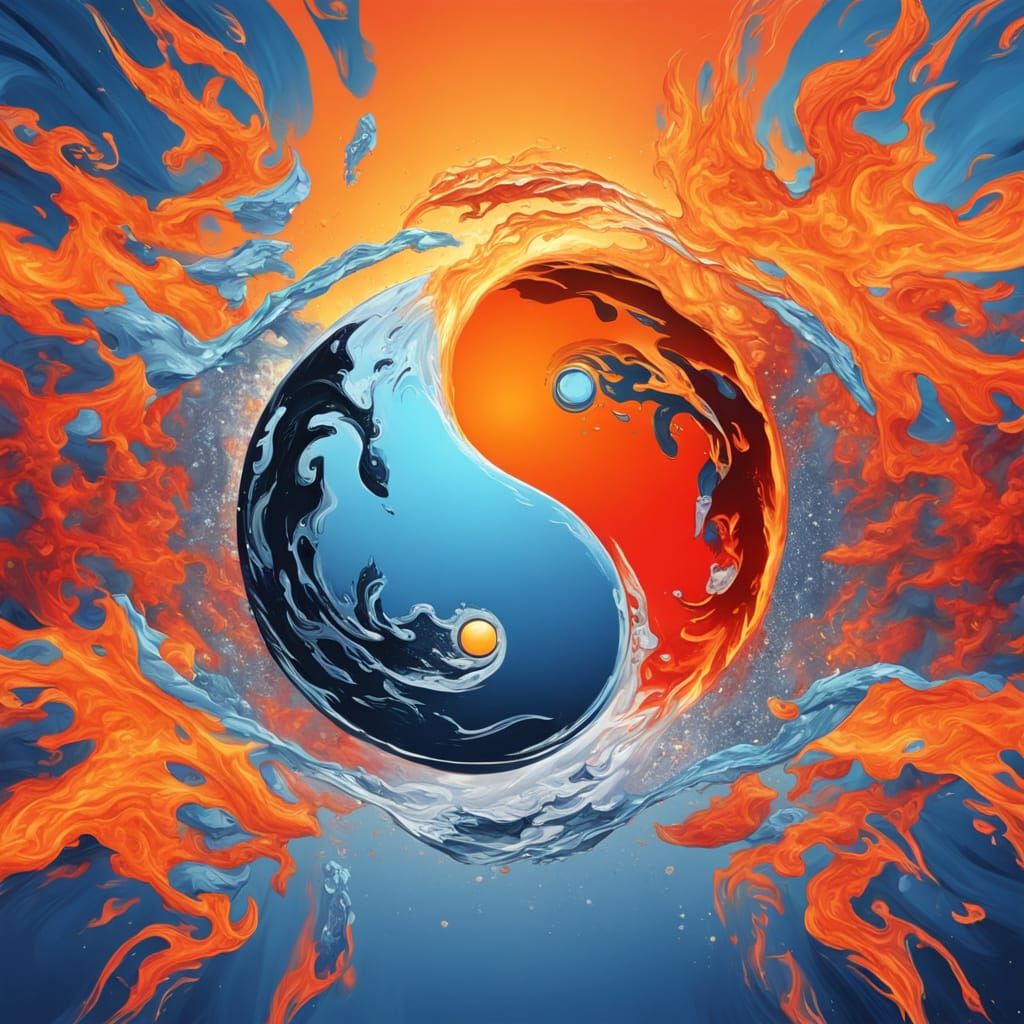 Contrasting Opposites: Fire and Ice, Good and Bad
