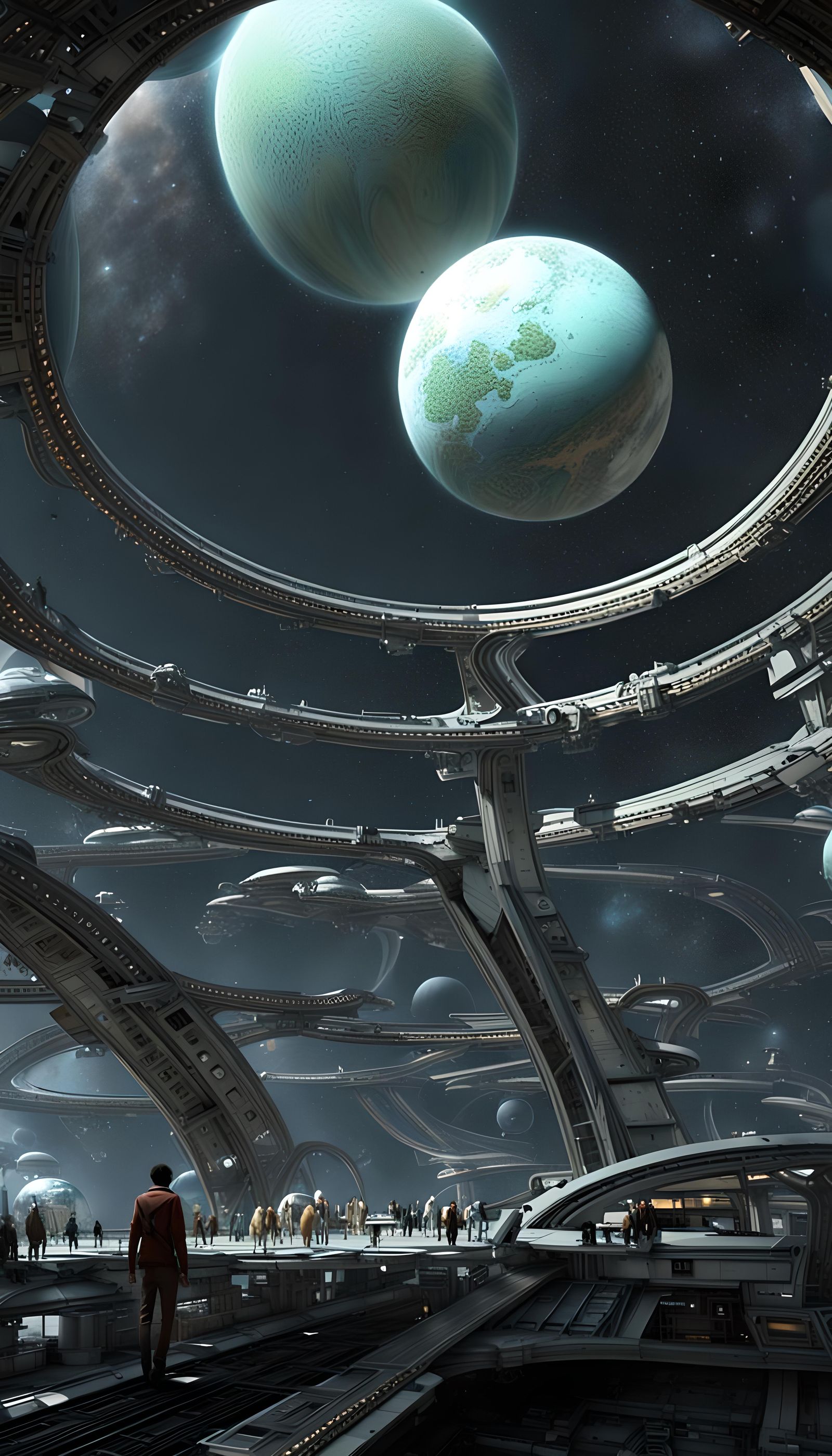 Domed City: Humanity's Future on Distant Planets