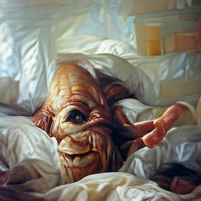 Realist Oil Painting: Awakening
