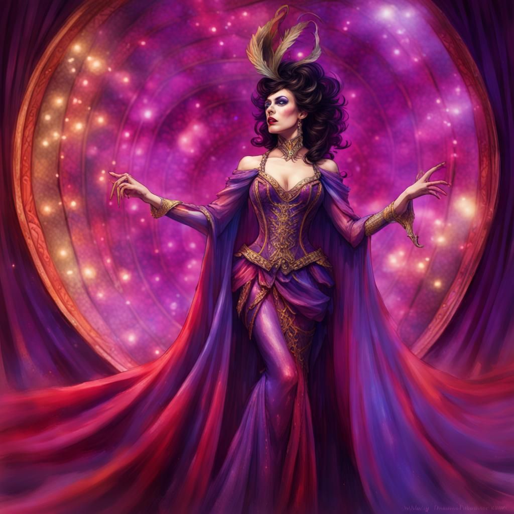 Morgana the Mesmer in Myth Drannor Circus