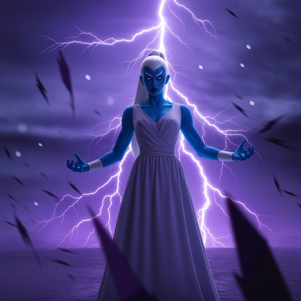 Goth Angel Shadow Queen Possessed in Ethereal Hyperrealistic...