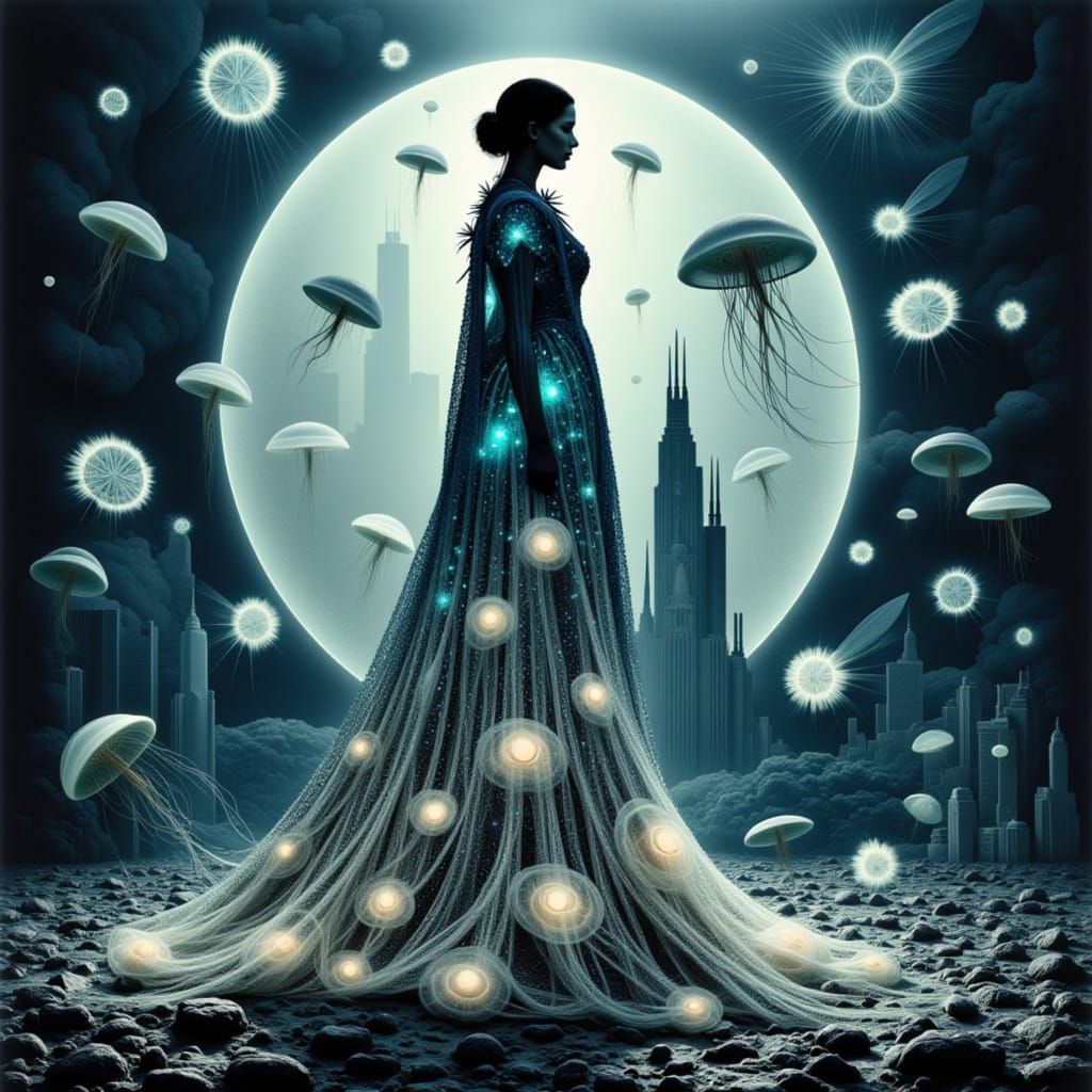 Our Lady of Social Awareness in Dadaist Collage Style